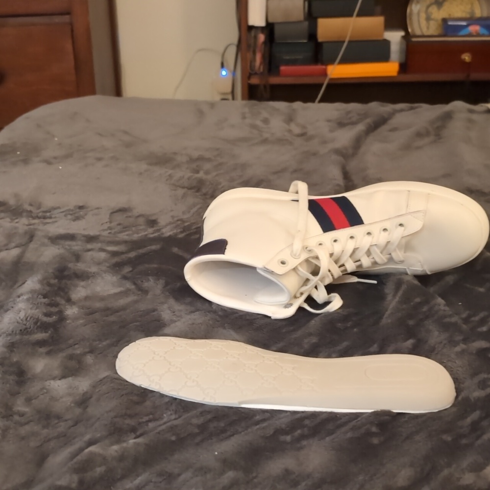 Gucci High Tops With The Bumblebee And Original Box - Picture 9 of 12